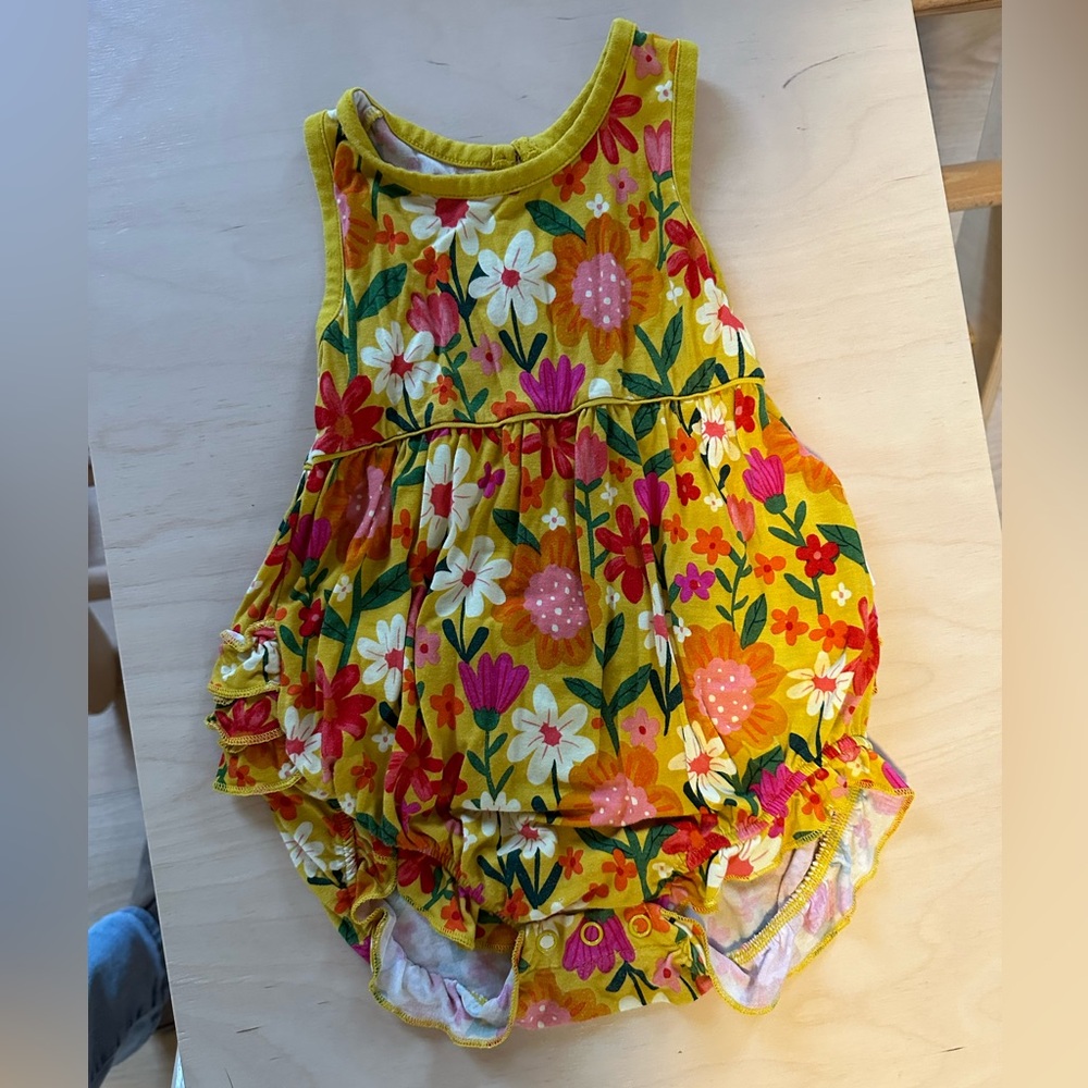 COPY - Little Sleepie Floral Romper